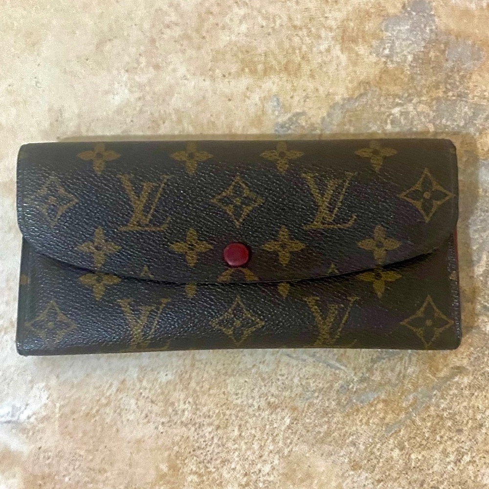 Louis Vuitton “Emilie” Wallet- RED